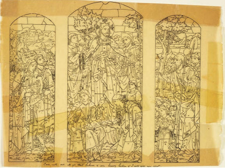 Design for stained glass by Hiero Holtorp