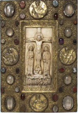 Jewelled binding of Rylands Latin Manuscript 5