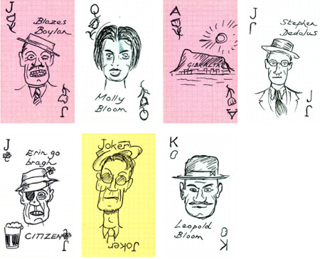 James Joyce Playing Cards