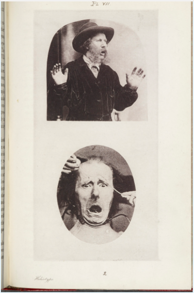 Spread from Charles Darwin Expression of the Emotions in Man and Animals (John Murray, 1872) © the University of Manchester, 2017