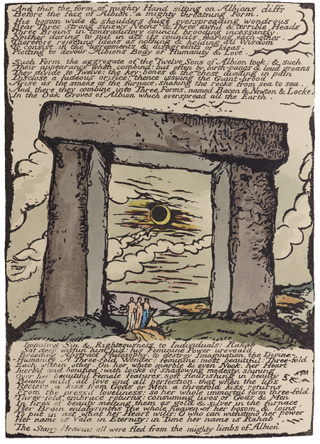 image Facsimile of William Blake’s Jerusalem from Swinburne’s Blake: A Critical Essay (1868), © the University of Manchester, 2017