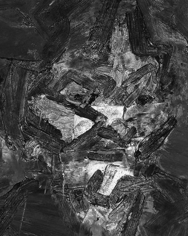 Detail of <i>Head of Gerda Boehm.</i> Frank Auerbach. Photograph: Paul Hodgson. Copyright © Estate of Frank Auerbach. Courtesy of Frankie Rossi Gallery